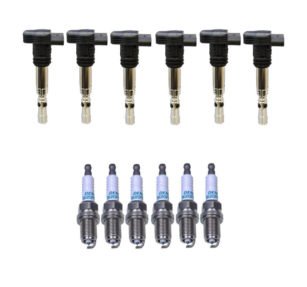 Set of 6 Denso Ignition Coils for Iridium Long Life (Gap 0.032)