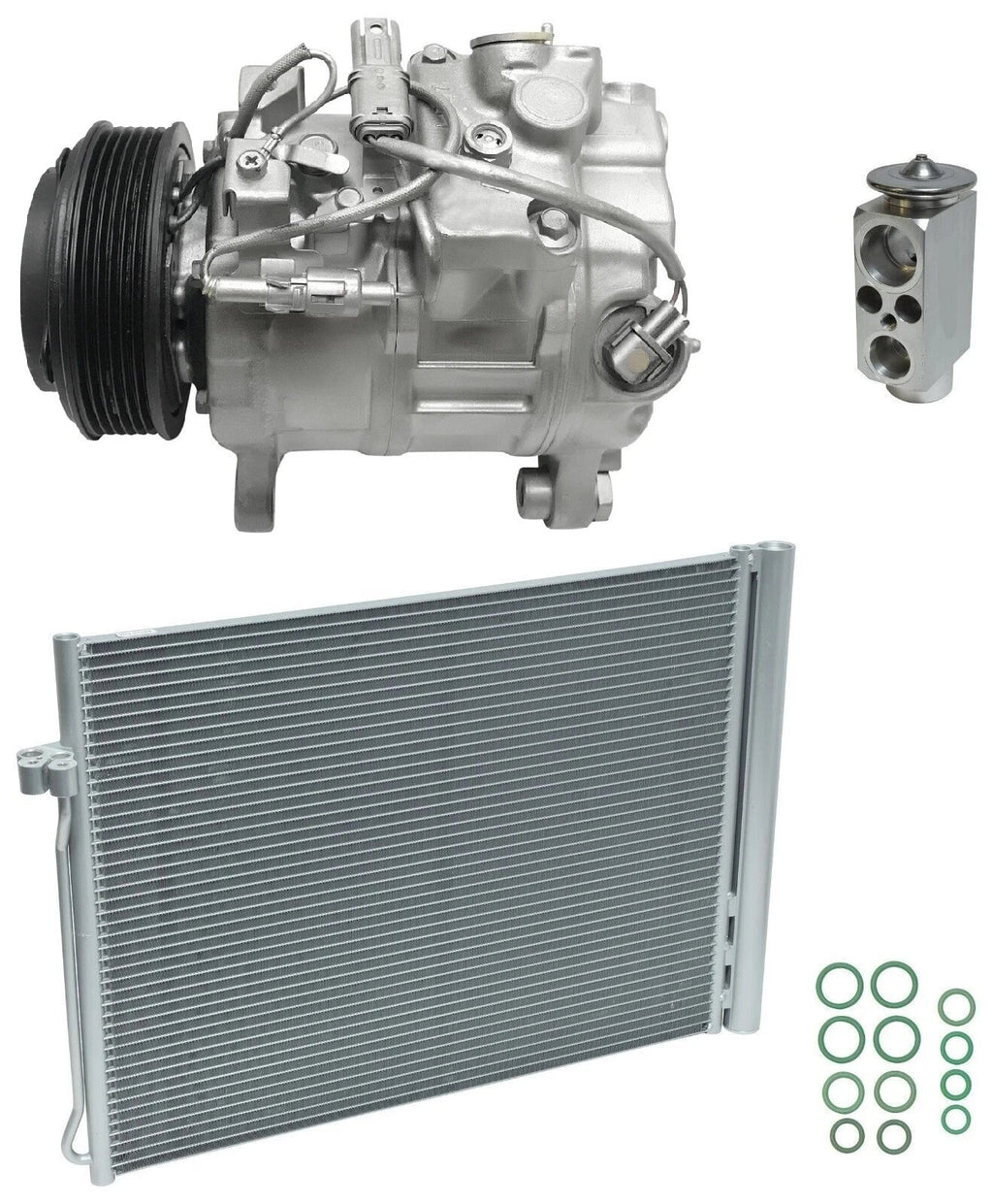 A C Compressor Kit with Condenser for BMW X5 3.0L Diesel (2015–2015)