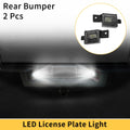 2X License Plate Light Tag Lamp White for Chevrolet Silverado 