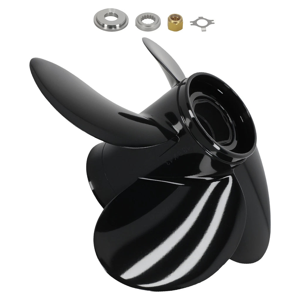 Set of 4 Blade Aluminum Propellers for Mercury 40-140HP (13.8", 13" Pitch, 48-8M8026570)