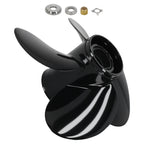 Set of 4 Blade Aluminum Propellers for Mercury 40-140HP (13.8", 13" Pitch, 48-8M8026570)