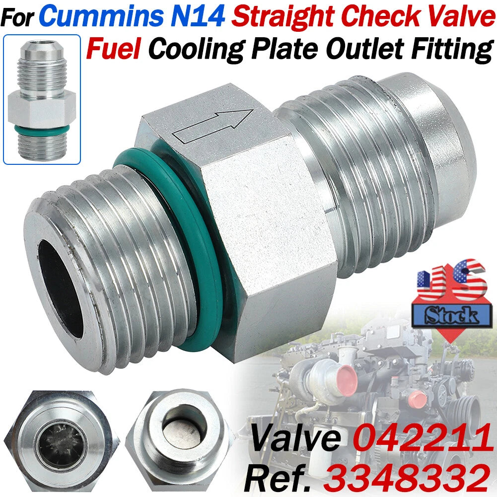 Fuel Pump Straight Check Valve for Cummins N14 (042211, 3348332)