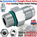 Fuel Pump Straight Check Valve for Cummins N14 (042211, 3348332)