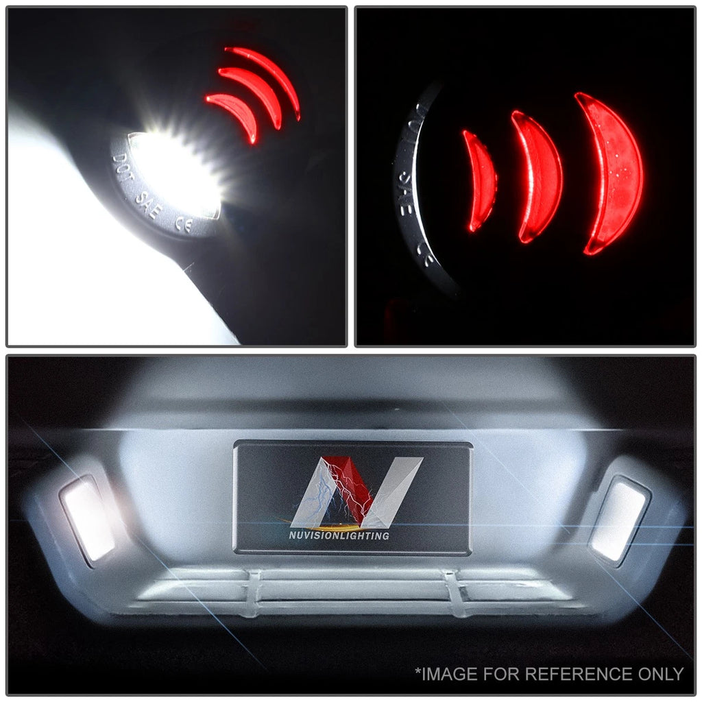2X LED License Plate Lights for Ford F150 Ranger (2004–2014)