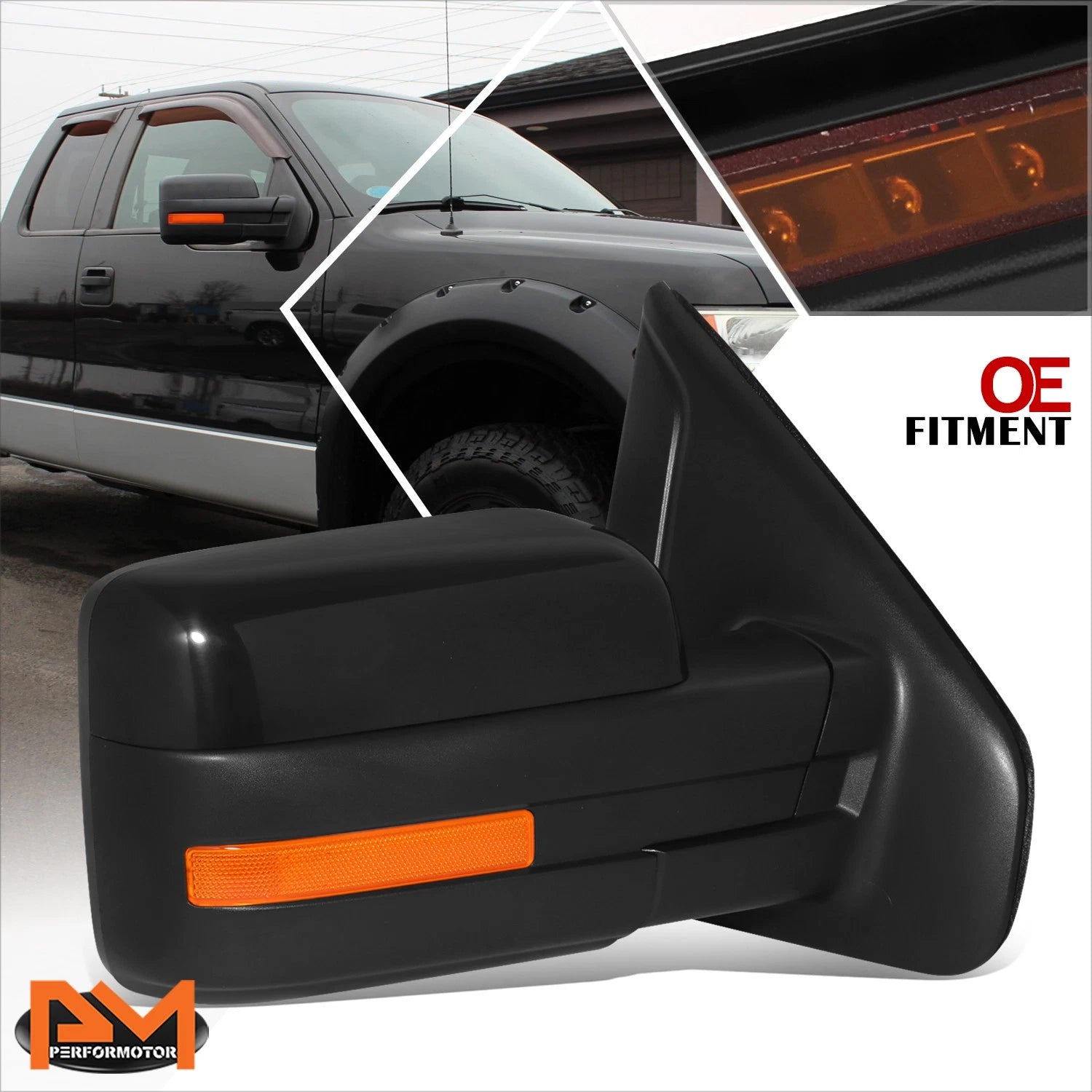 Power Adjust Heated Signal Side Mirror for Ford F-150 (2009–2010)