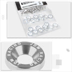 20Pcs Aluminum M6 X 1.0 Fender Washers for Universal Applications