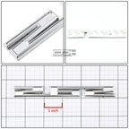 Chrome Fender Emblem Badge Trim for SBC 262 CID