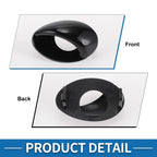 Front Left Bumper Headlight Washer Nozzle Cover for BMW M3 (2008–2013) Gloss Black