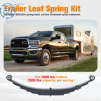 Single Trailer Axle Suspension Kit for 3500lb Trailers (7000lb)