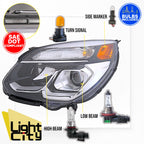 Driver Headlight Assembly LH for Chevy Equinox (2016–2017)