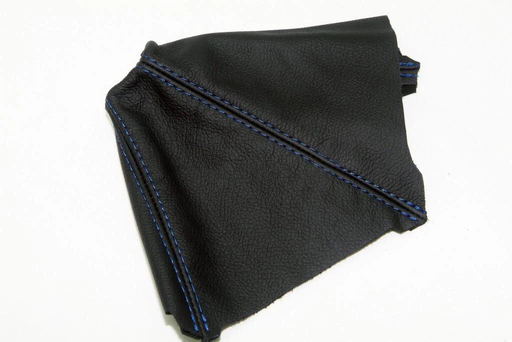Manual Boot Leather Synthetic for Dodge Challenger (2008–2014) Blue Stitch