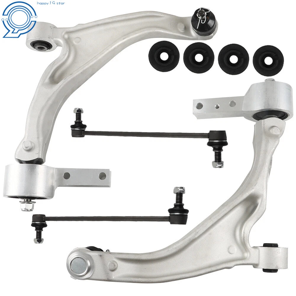 Set of 4 Front Lower Control Arms Sway Bar Links for Honda Pilot (2009–2015)