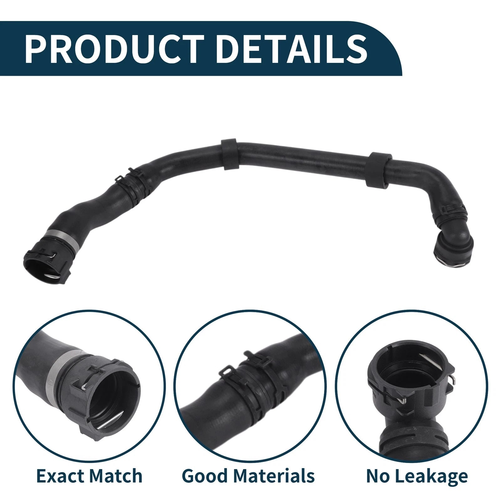 Radiator Hose No. 5N0122051BD for Audi Q3 (2014–2018)