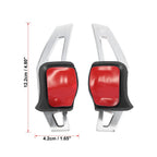 Pair Steering Wheel Shift Paddle Shifter Cover for Volkswagen Golf Passat Eos (2006–2016)