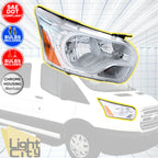 Halogen Headlight Chrome Right RH for Ford Transit 150 250 350 (2015–2022)