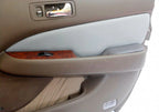 Door Panel Cover for Acura RL (1998–2003) PVC Synthetic Leather Gray