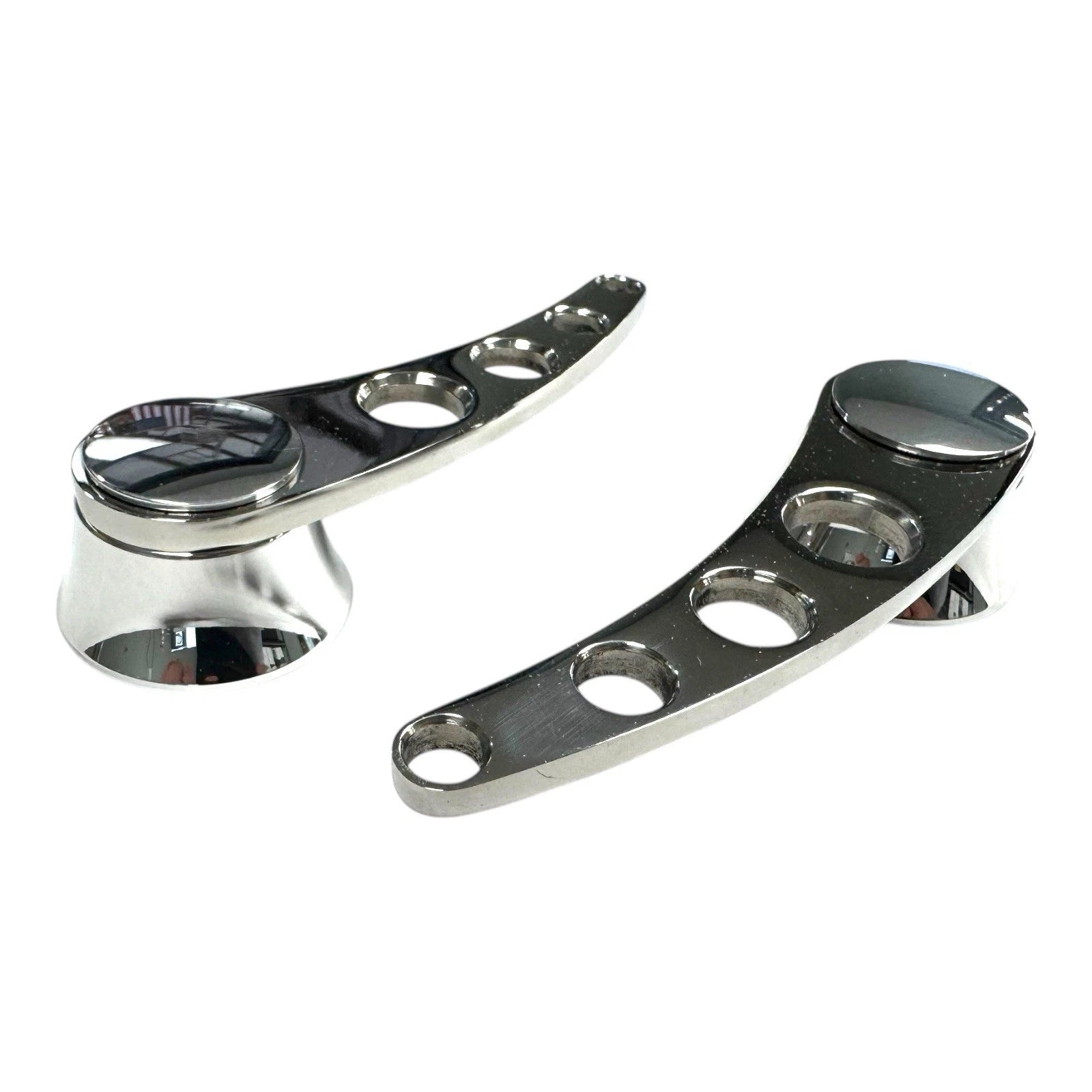 Polished Stainless Steel Door Handle Pair for Ford F 150 (2004–2014)