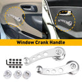 Chrome Billet Aluminum Window Crank for Chevy Ford Chrysler (Hot Rod)