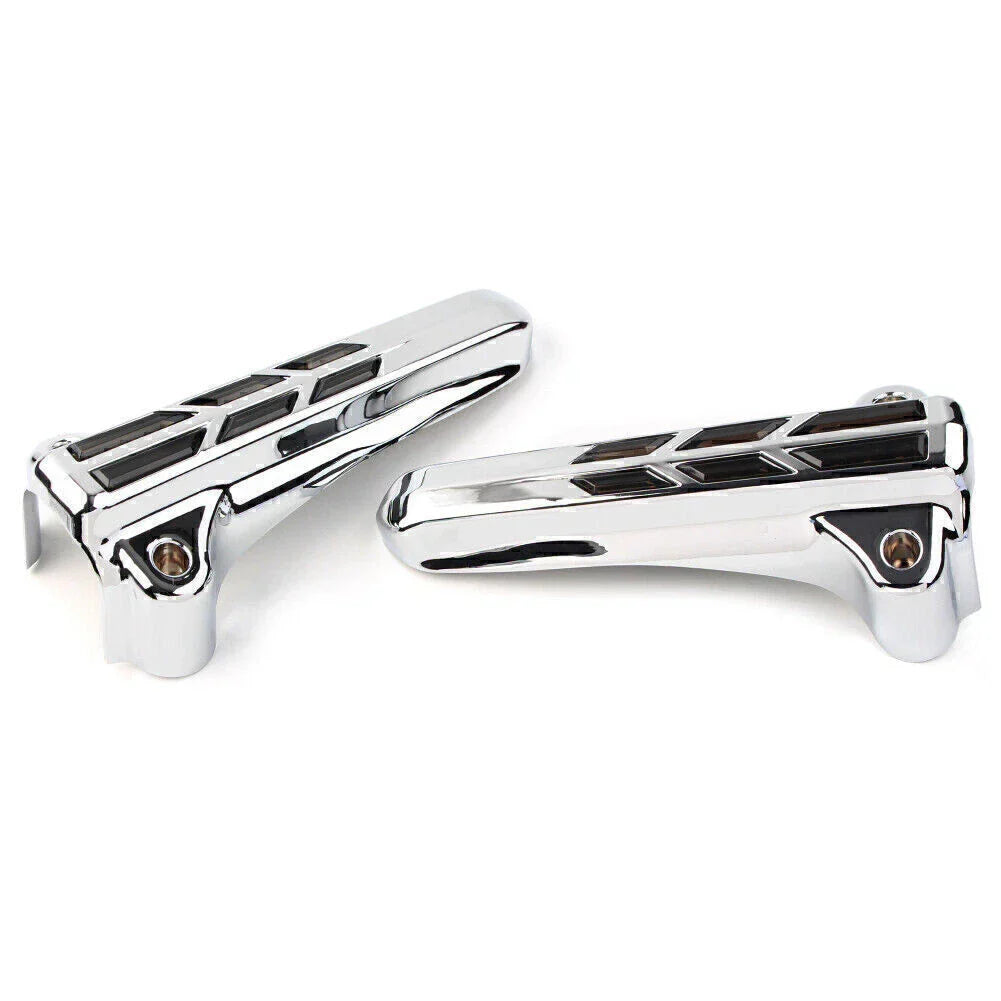 Smoke LED Front Lower Fork Leg Covers for Harley FLHR FLHTK FLHX (2014-2020)