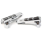 Smoke LED Front Lower Fork Leg Covers for Harley FLHR FLHTK FLHX (2014-2020)