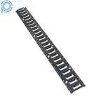 Set of 4 E-Track Tie Down Rails for Garages Trucks (Coated Steel)