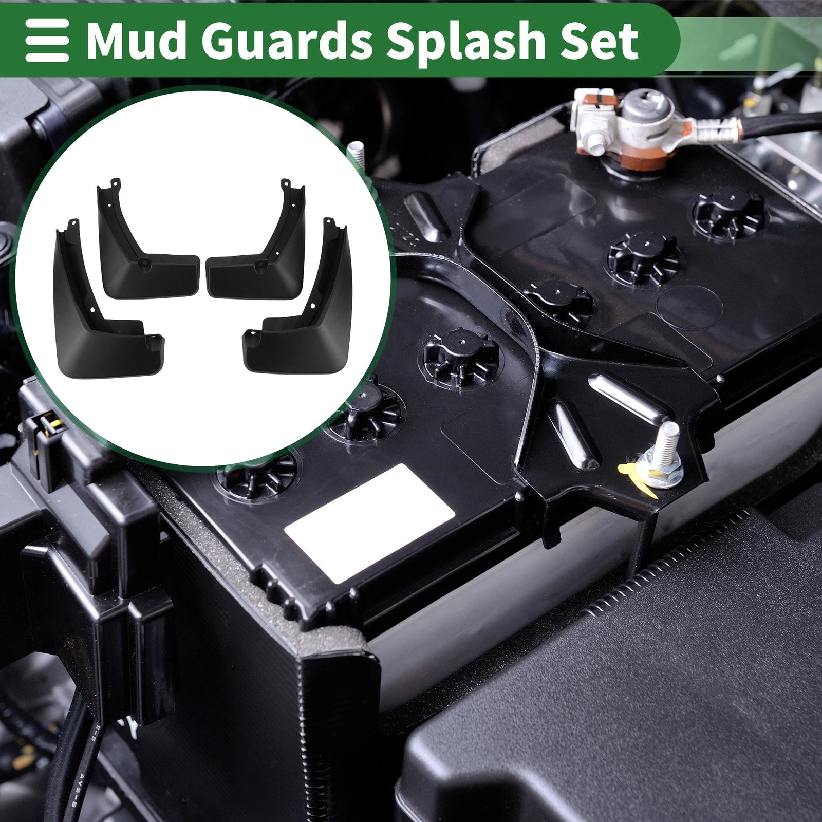 Mud Flaps Splash Guards for Buick Encore GX (2019–2020) W/ Mounts