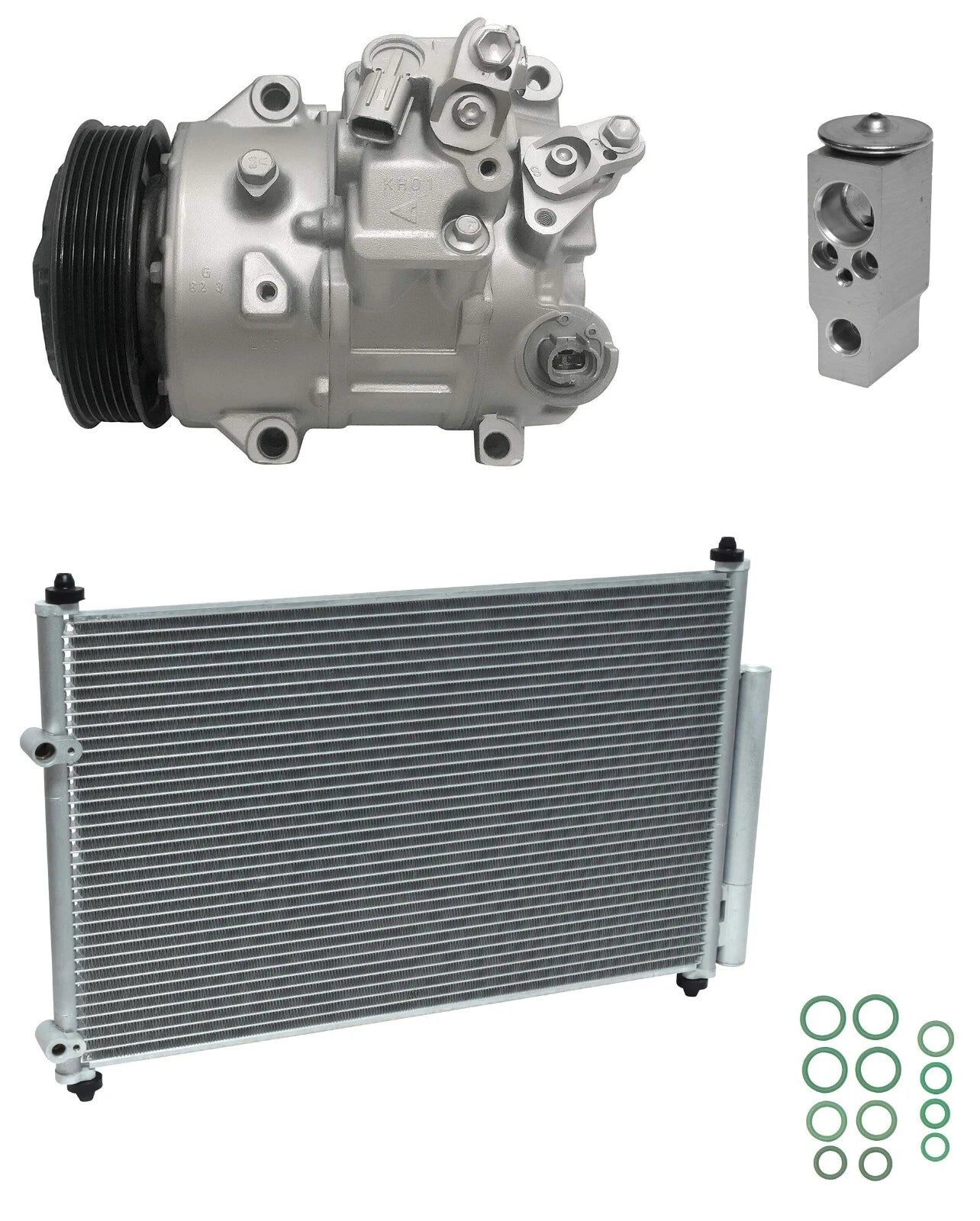 AC Compressor Kit With Condenser for Scion tC 2.5L (2015–2015)