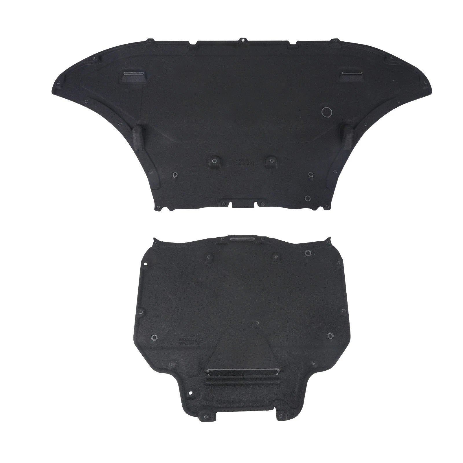 2X Front Engine Splash Shield Baffle Guard for Audi Q7 Q8 (2018–2023)