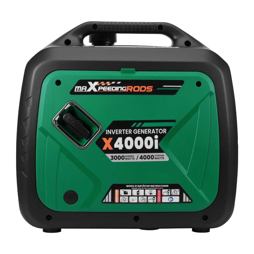 4000W Portable Inverter Generator - Super Quiet, Compact, Lightweight