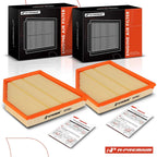 2X Engine Air Filter for BMW E60 E63 545i 645Ci 550i 650i (2004–2010)