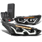 Dual LED DRL Projector Headlights for Ford Focus (2015–2018)