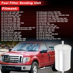Fuel Filter Assembly for Ford F-150 F-250 (1986–1991) No.H80WK07/EP90C Metal