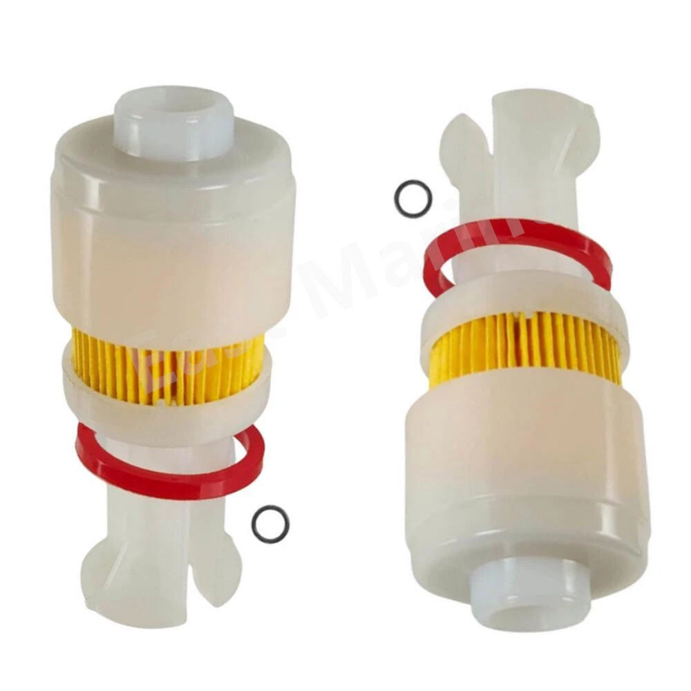 2Pcs Fuel Filter Element Cartridge for Yamaha Outboards (65L-24563-00-00, 18-7936)
