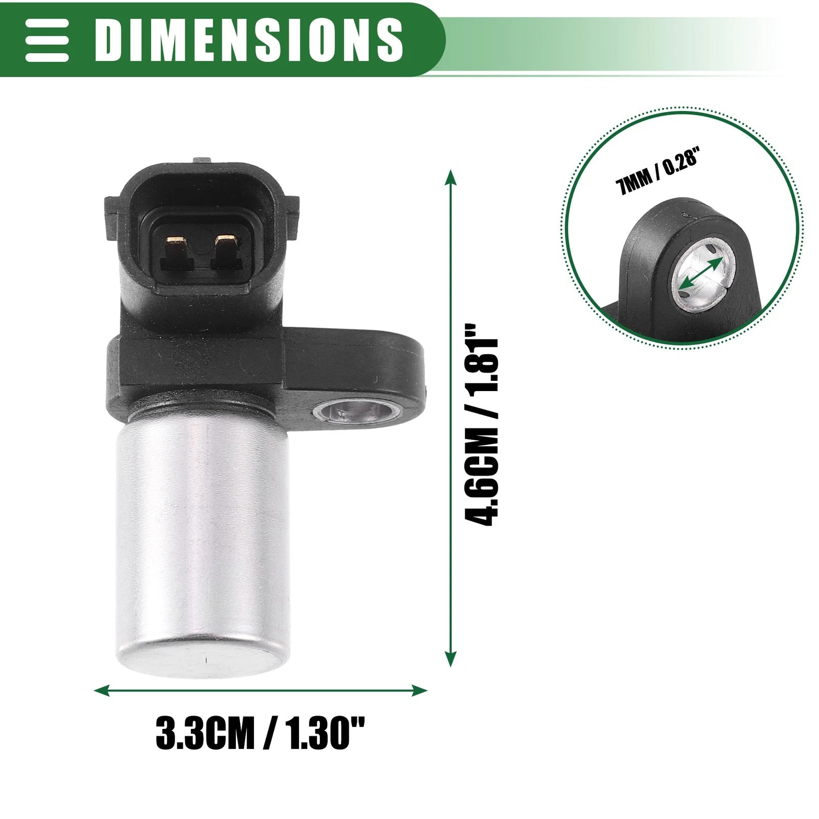 Engine Crankshaft Position Sensor for Subaru Legacy (22053-AA053, 22053-AA051)