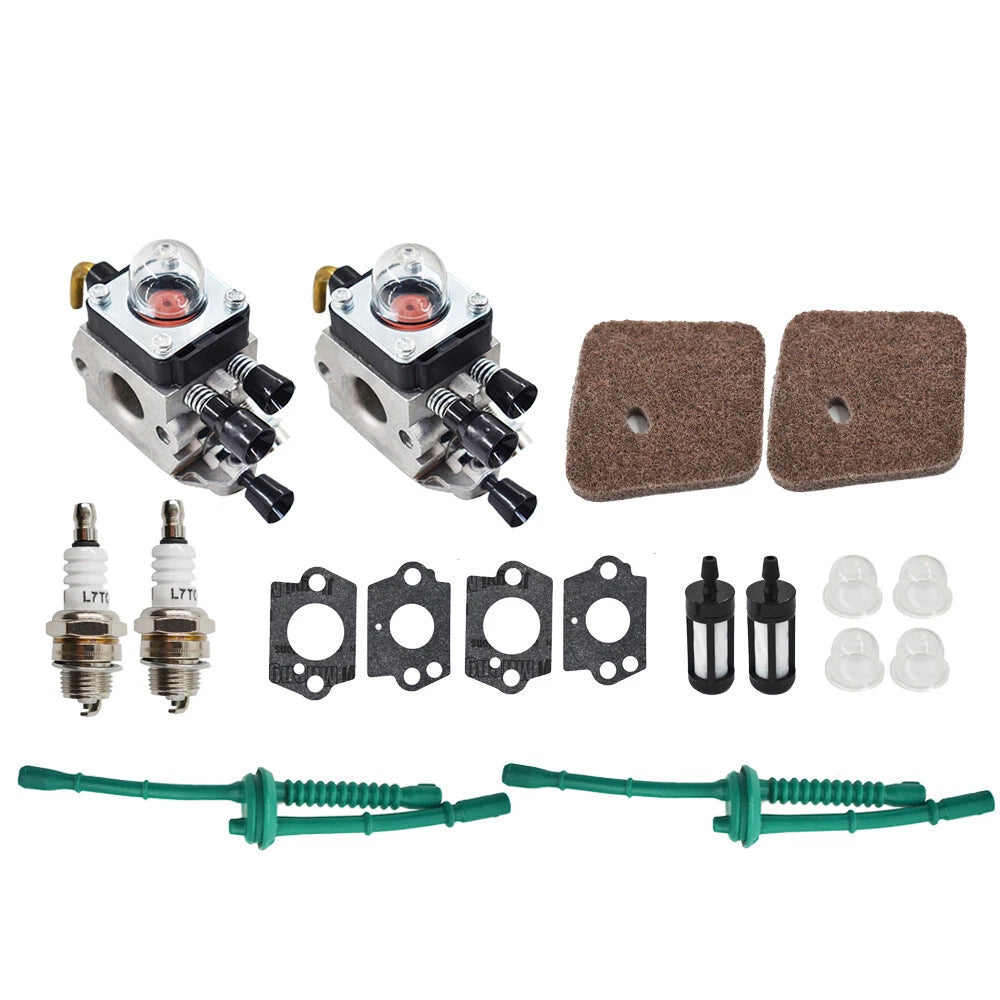 2X Carburetor for Stihl FS45 FS46 FS55 FS55R FC55 FS38 FS55RC KM55 HL45 (2000–2023)