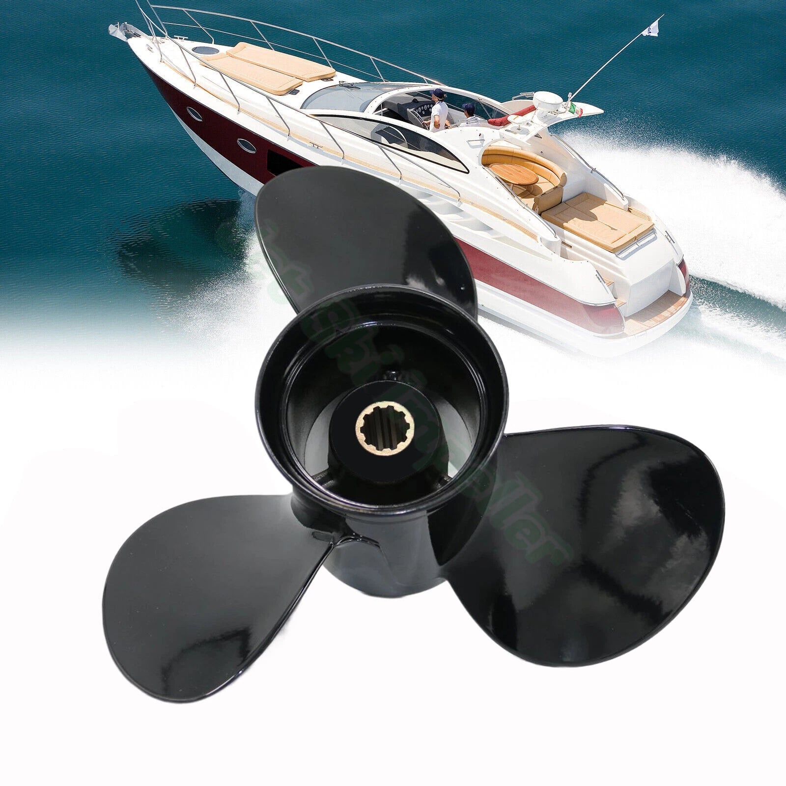 Outboard Propeller 9.9x10 for Mercury Tohatsu Nissan (25-30HP)