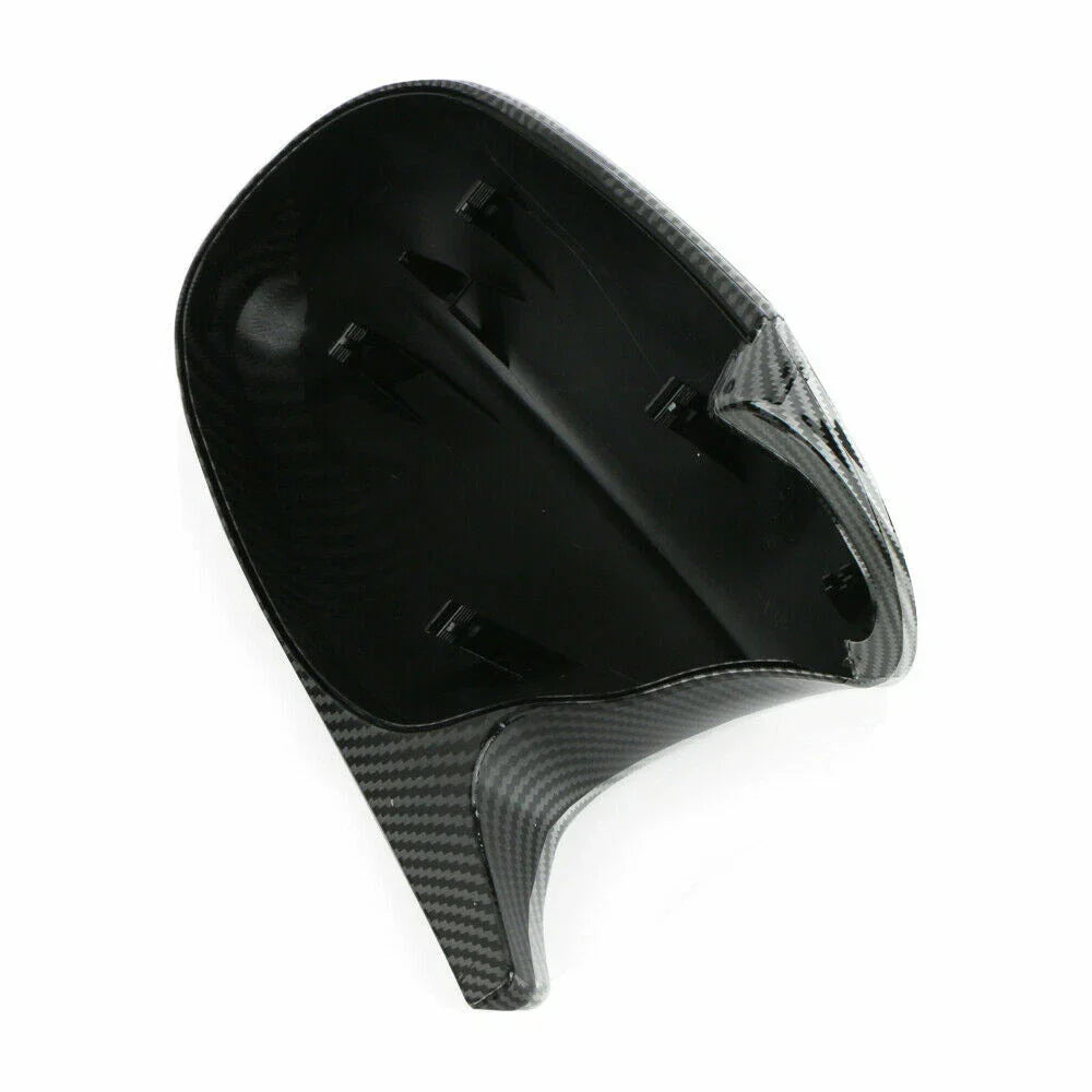 2 x M3 Style Carbon Side Mirror Cover Caps for BMW E90 E92 E93 (2005–2013)