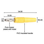 10X Nickel Plated 3MM Banana Connectors for Electronics