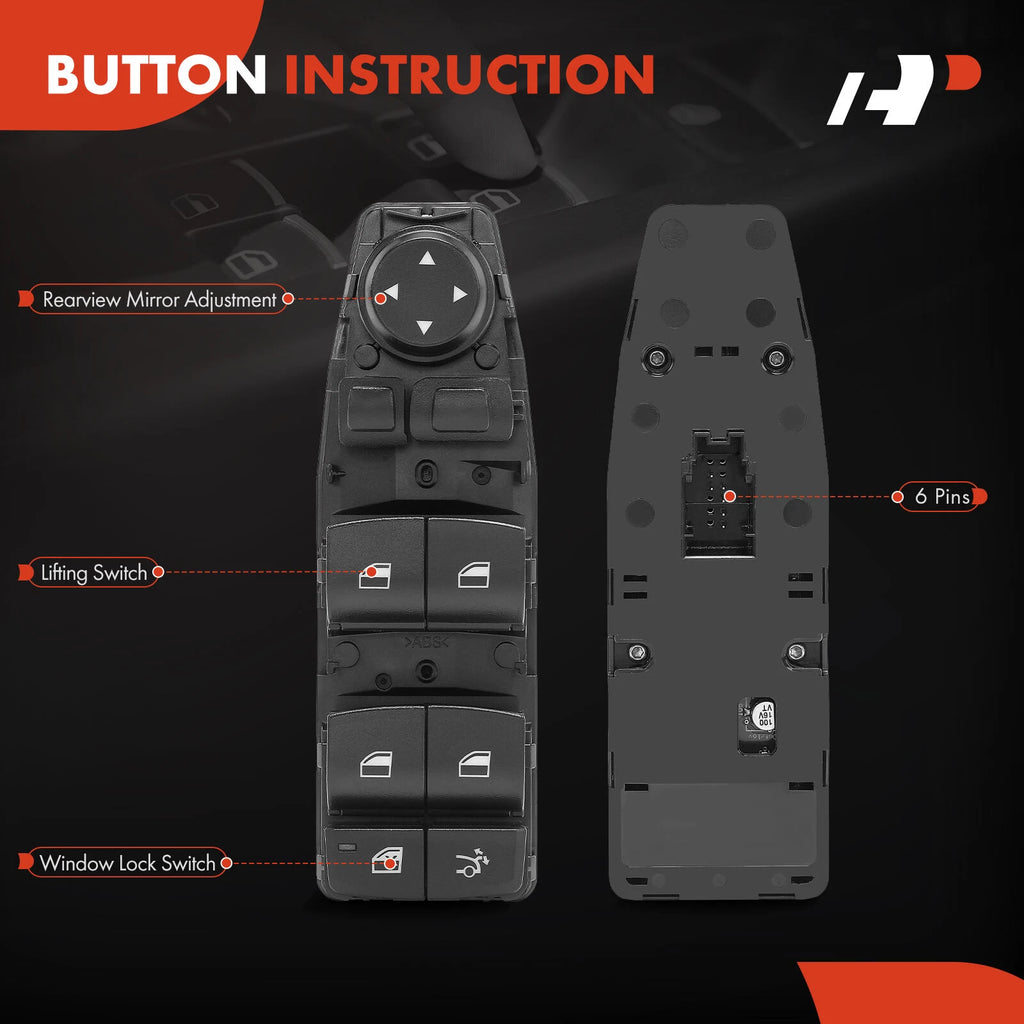 Power Window Switch for BMW 328i GT, 340i GT (2013-2019)