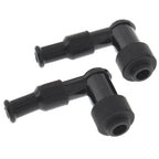 2X Spark Plug Boot Cap Cover Resistor LB05F 90 Degree for ATV Motorcycle Snow