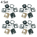 Set of 4 Carburetor Repair Kits for McCulloch Mac Promac 700 8200 PM 10 10-10 K10-SDC