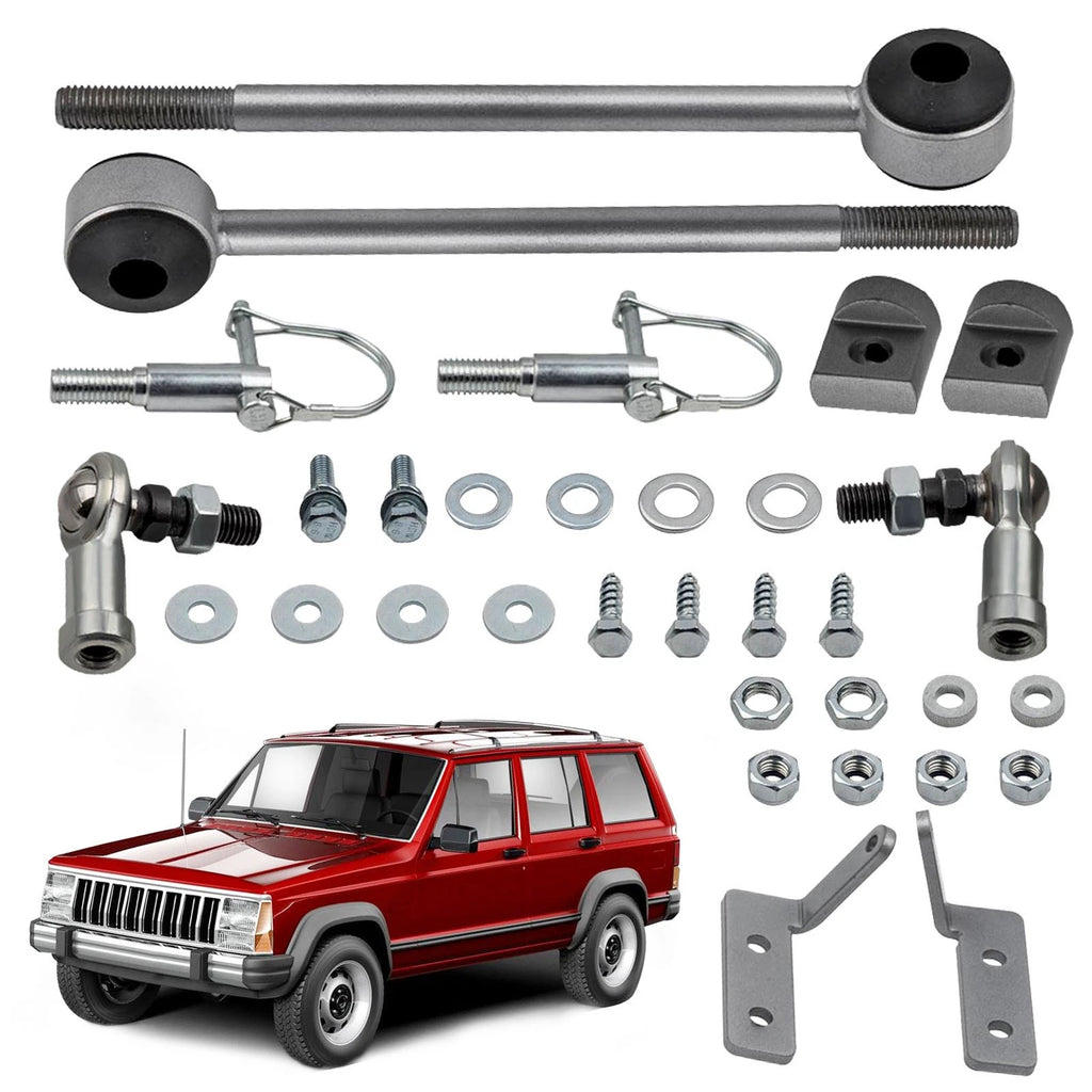 Set of 2 Quick Disconnect Sway Bar Links for Jeep Cherokee XJ ZJ MJ (1984–2001)