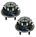 2X Moog Front 5 Stud Wheel Bearing Hub Kit for Ford F-150 (4WD)