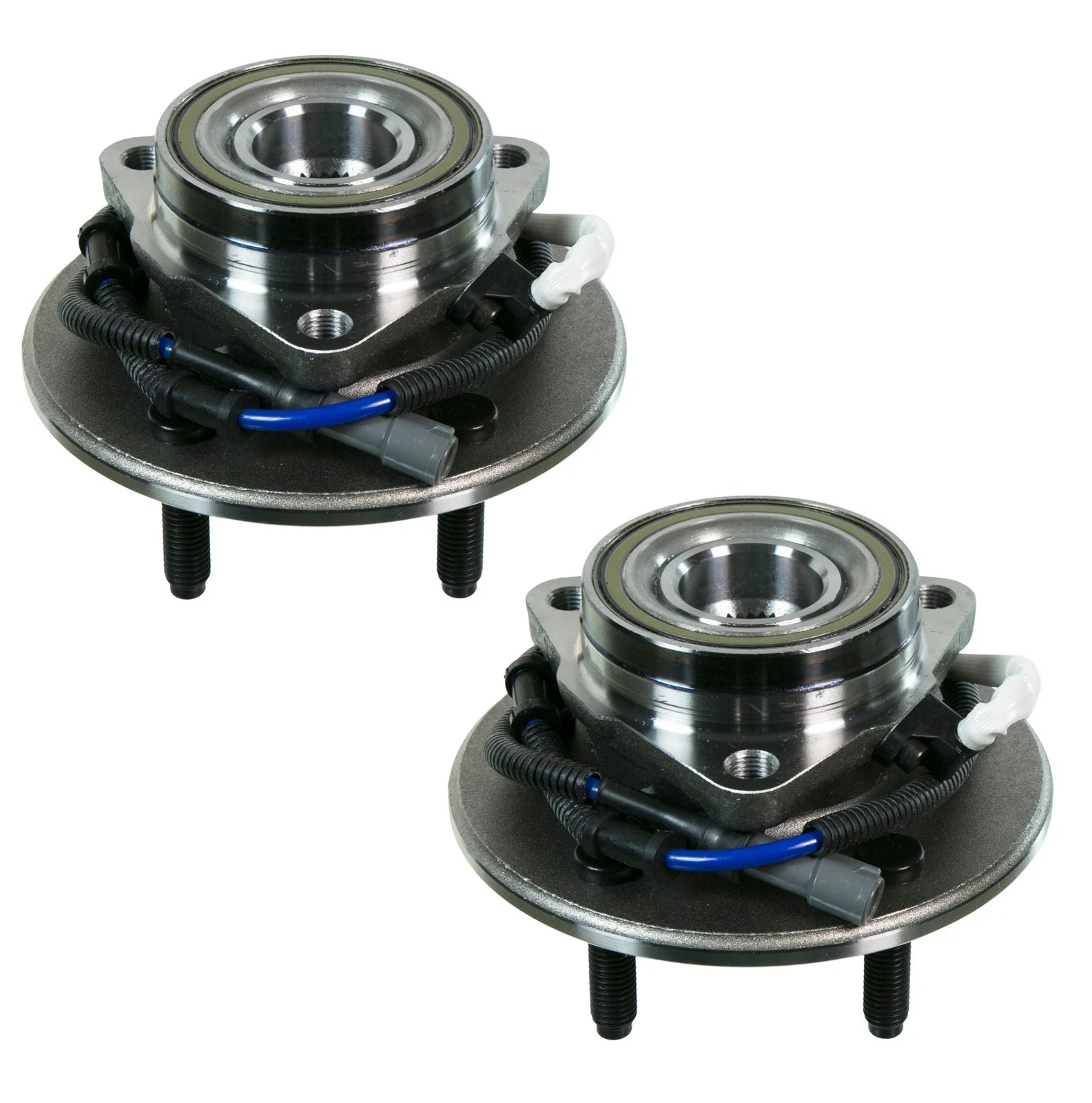 2X Moog Front 5 Stud Wheel Bearing Hub Kit for Ford F-150 (4WD)