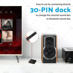 Bluetooth Audio Receiver for iPod iPhone 30Pin Sound Dock (Compatible)