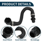 Radiator Hose Heater Hose for BMW 5 Series (2004) No. 64216921428 Black