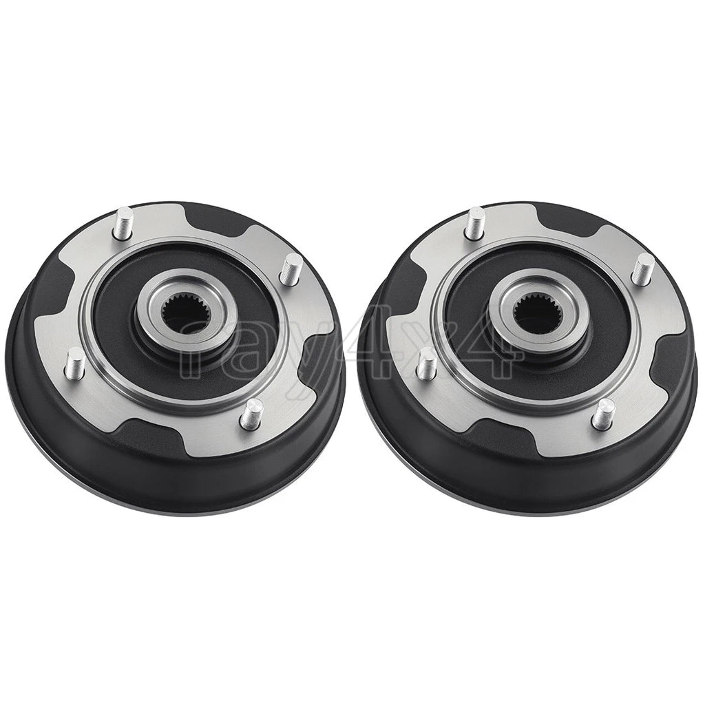 Rear Brake Drum 2X for Kawasaki Mule 500 520 550 (2000–2009) KAF300A KAF300B KAF300C KAF300D