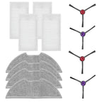 Mop Cloths, Side Brushes, Filter Pack for Eureka E20 Plus (Compatible)