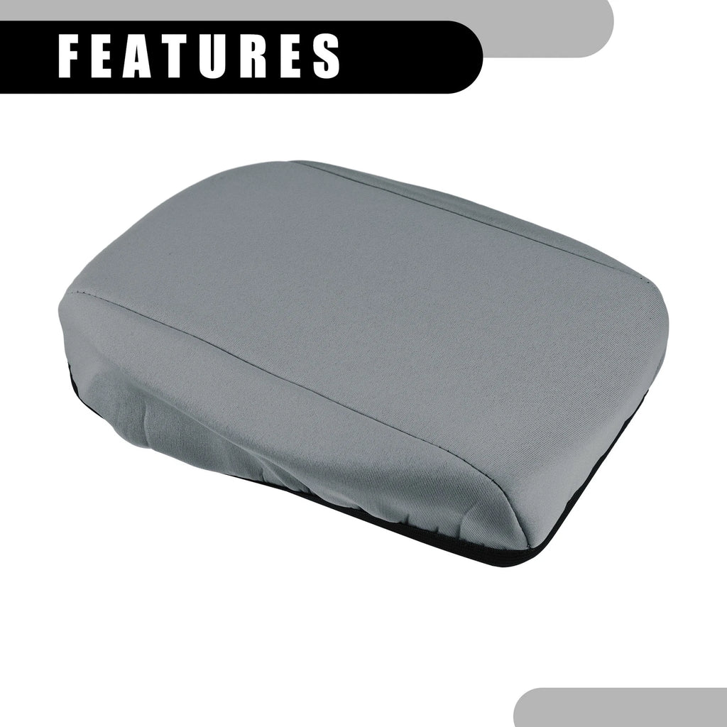 Center Console Lid Armrest Cover for Ford Focus (2010–2015) Neoprene Gray