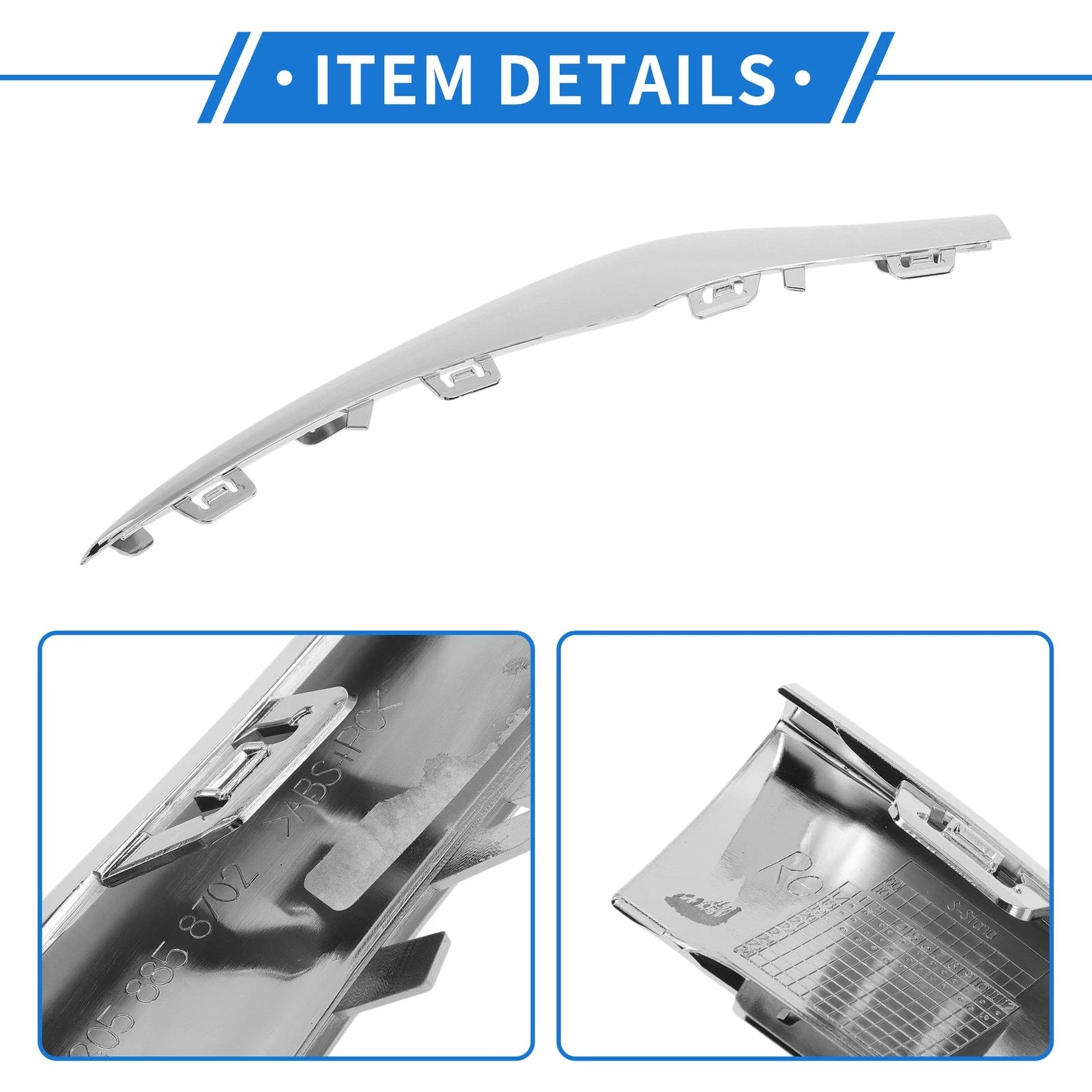 Front Right Bumper Grille Trim for Mercedes-Benz W205/C (2019–2021)